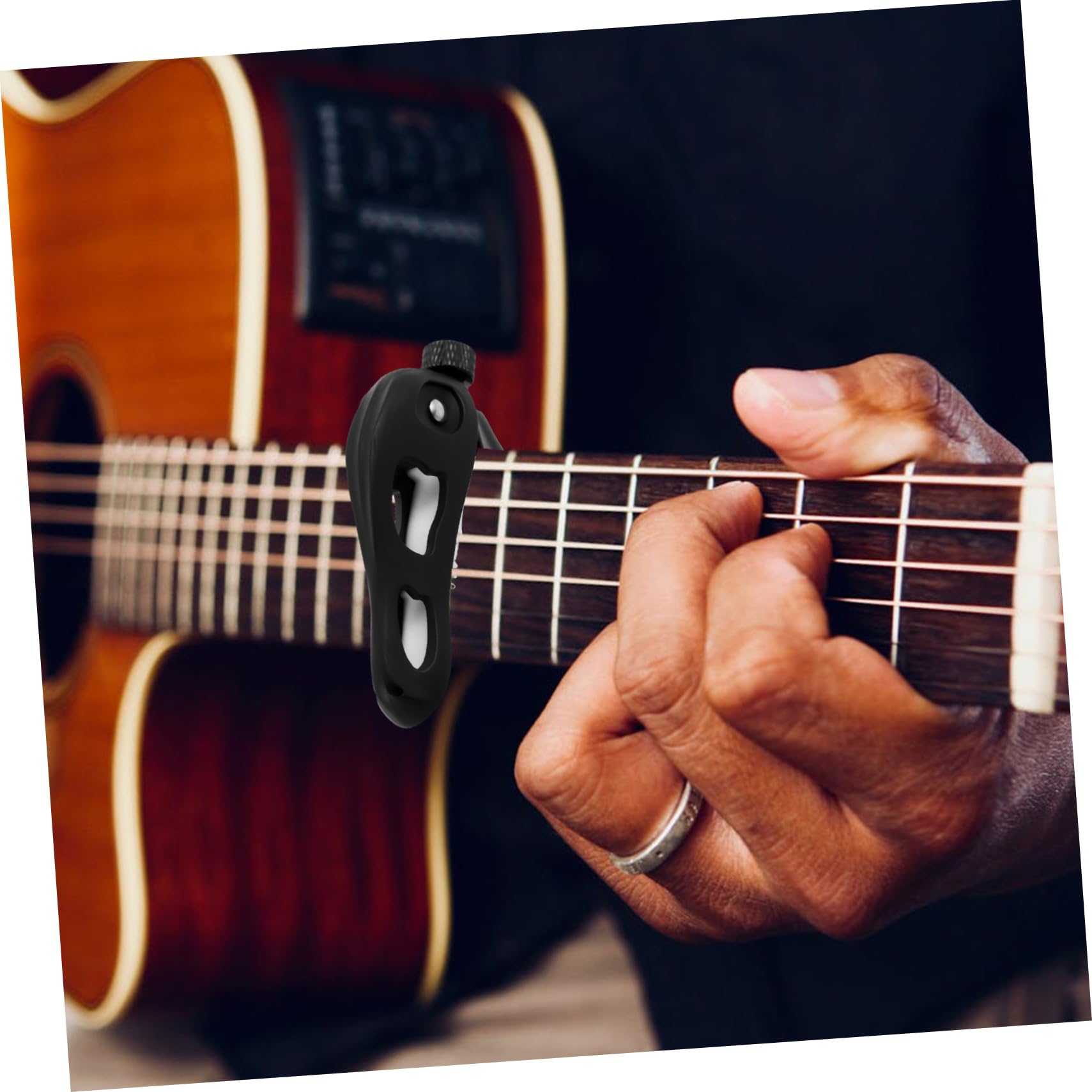 Capotasto per Chitarra e Ukulele in Lega di Zinco, Design Teschio di Dinosauro, Facile da Usare, per Esibizioni Musicali