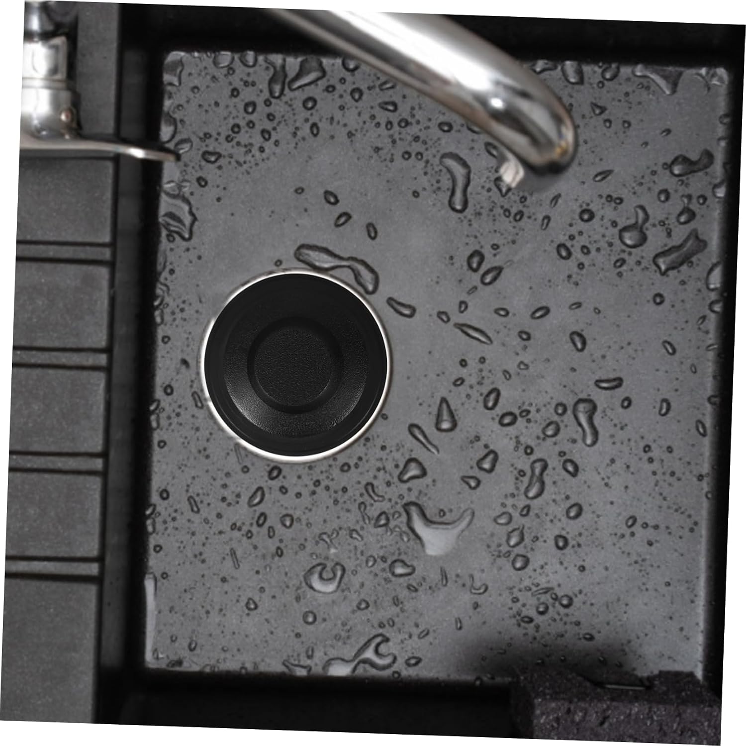 Sink Stopper Replacement Black Rubber Kitchen Sink for Garbage Disposal Versatile Drain Cover for Kitchen Restaurant and Bathroom Use Odor Prevention and Water Control