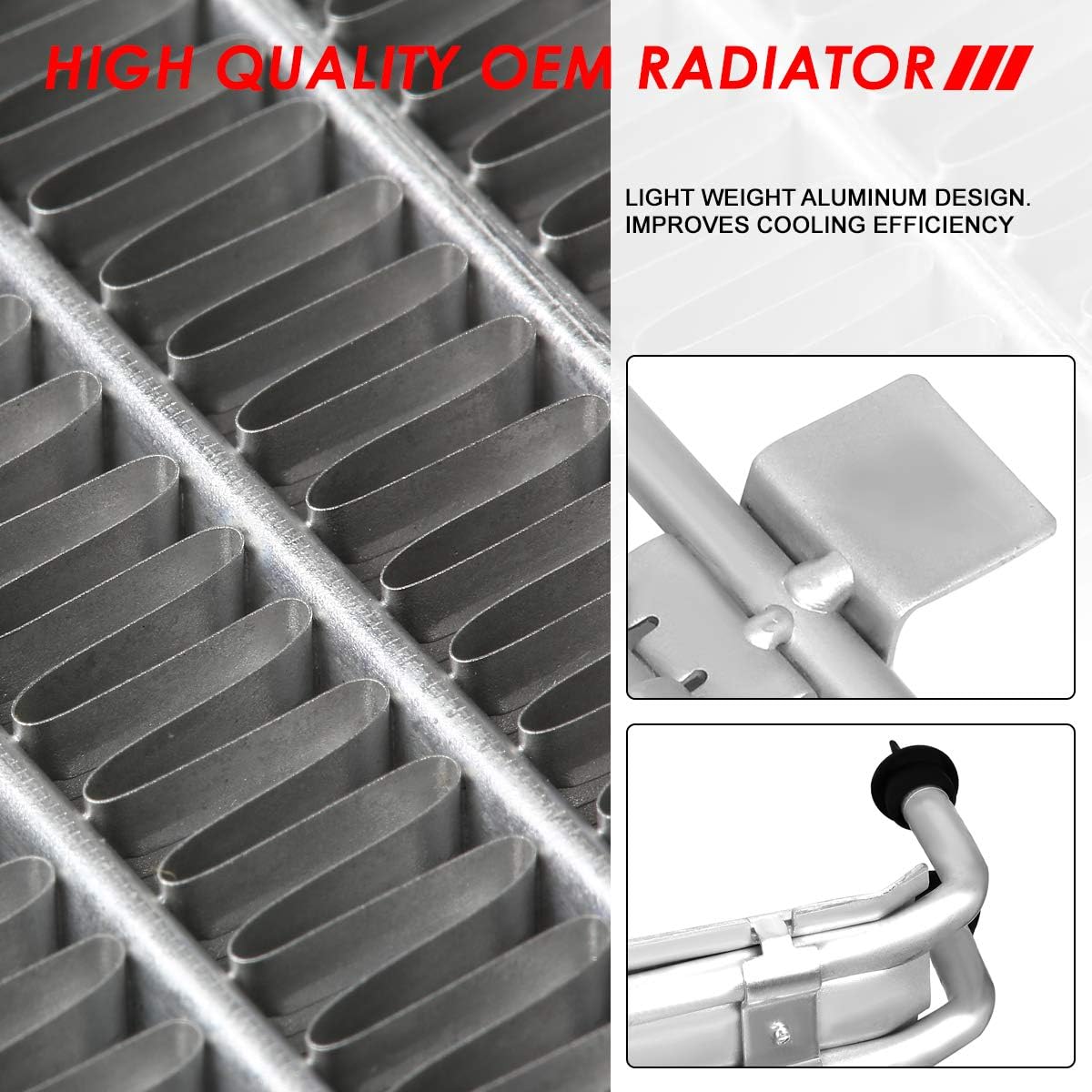 Auto Dynasty 3678 Aluminum A/C Condenser Compatible with Ford Flex Taurus X Lincoln MKS MKT, 2008-2013