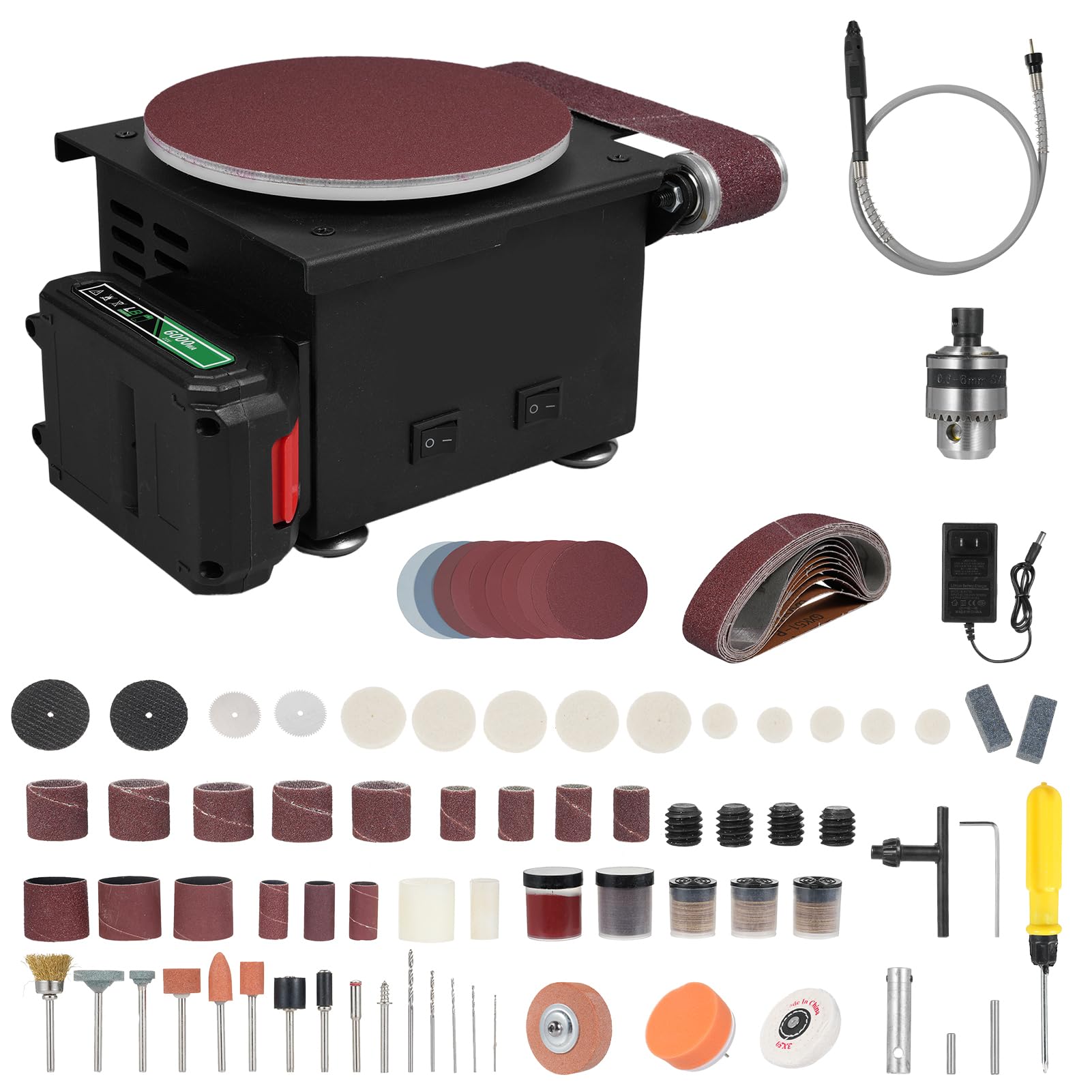 Mini Polisher Irfora Electric Belt Sander Mini Belt Sander Electric ...