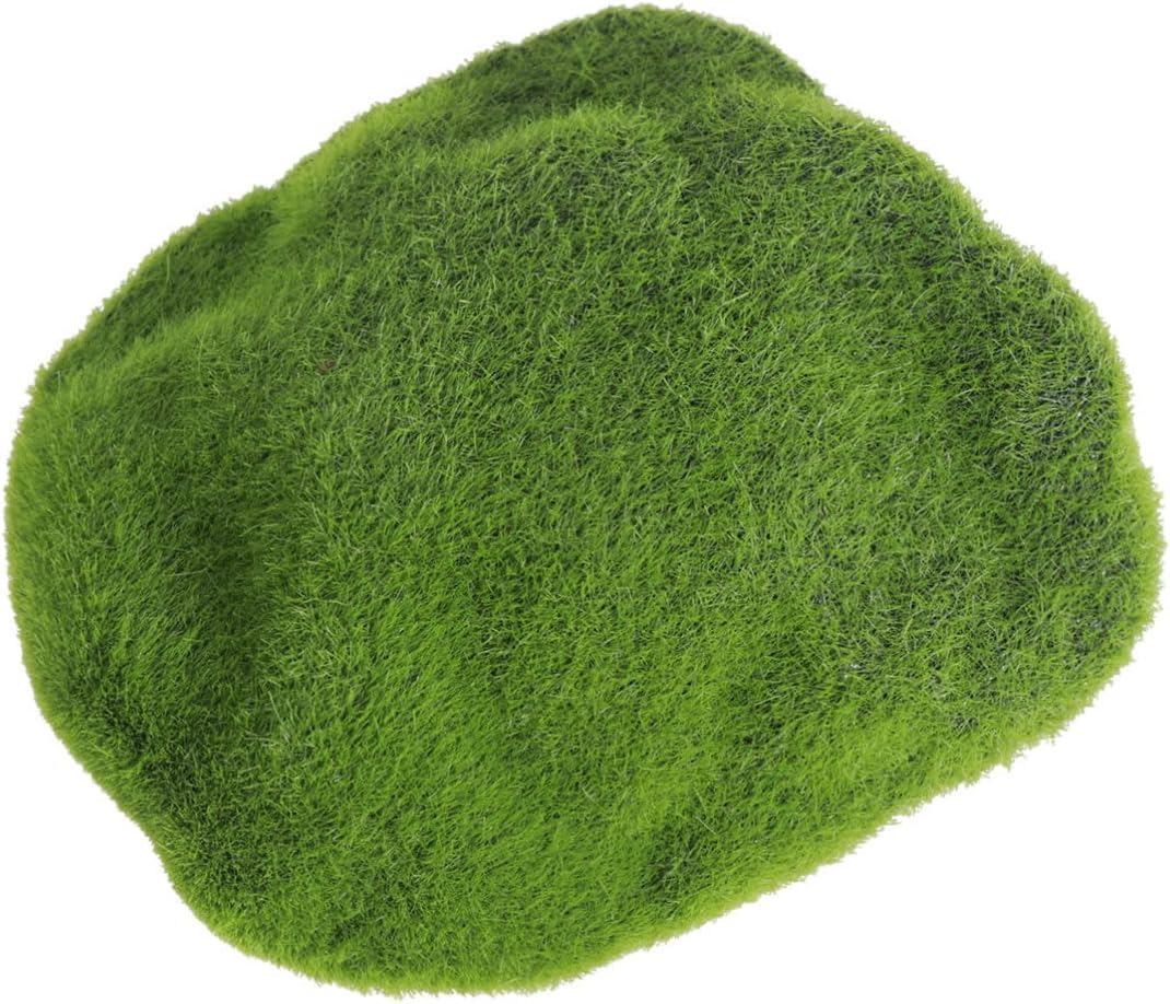 Gadpiparty Artificial Moss Rocks Faux Garden Stones Moss Carpet Balls Cover for Floral Vase Filler