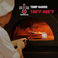 Vista 6 de ThermoPro Paquete de 3 termómetros de horno para horno de gas, medidor de temperatura de ahumador de 122.0-572.0 °F/100-600°F con acero inoxidable