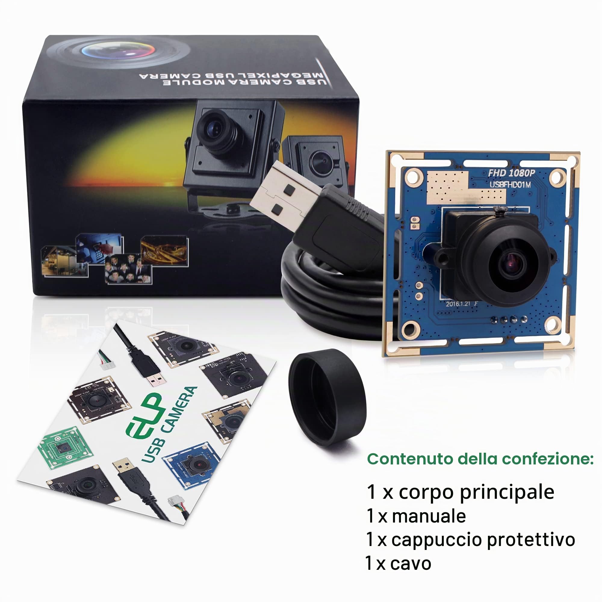 Svpro 2MP CMOS OV2710 grandangolare 180 Gradi Lente fisheye PC Web Camera Driver Gratuito UVC Macchina Industriale Visione USB modulo Telecamera per Android Windows Mac OS