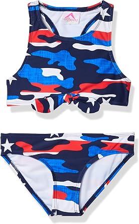 Kanu Surf Girls' Addie UPF 50+ Beach Sport Racer Bikini 2-piece Swimsuit