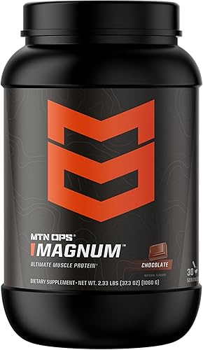 MTN OPS Magnum 100 proteína aislada de suero en polvo 32 porciones chocolate