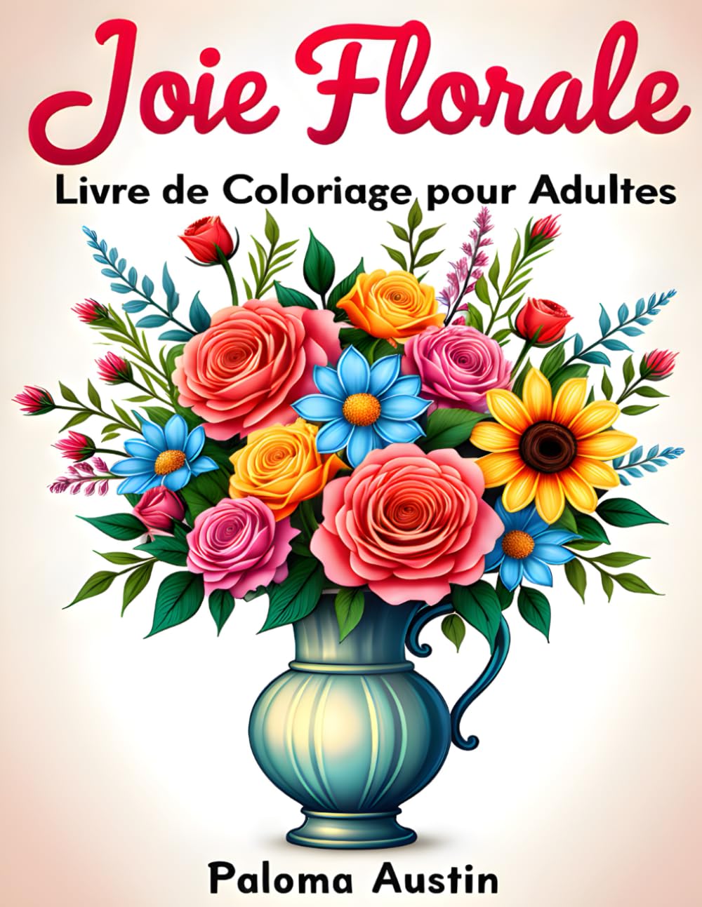 Joie Florale: 60 dessins relaxants à colorier pour adultes: Un livre de coloriage apaisant pour soulager le stress, pratiquer la pleine conscience et stimuler la créativité