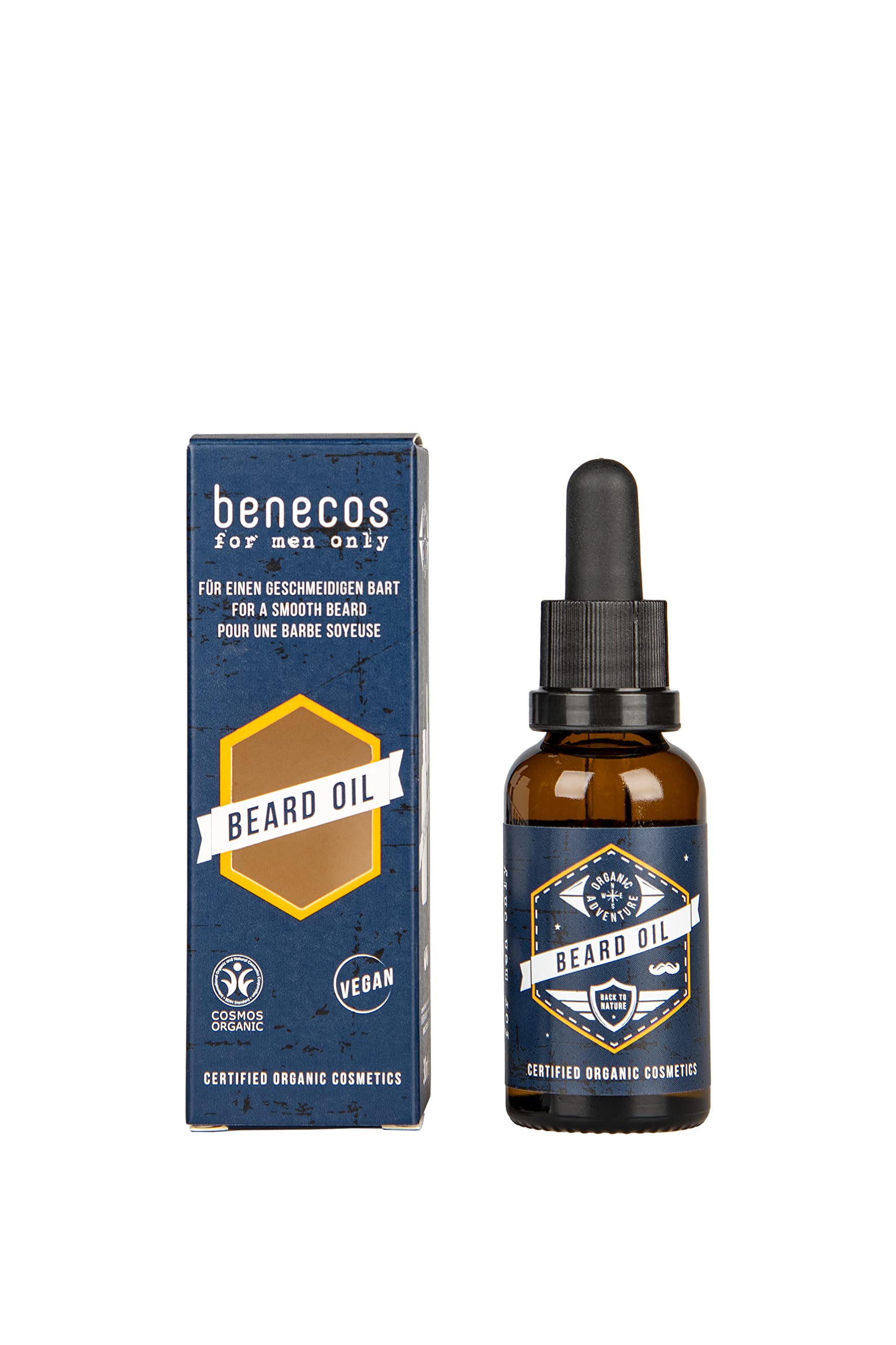 benecos kosmetyki organiczne - olej z brody - wegański - 30 ml