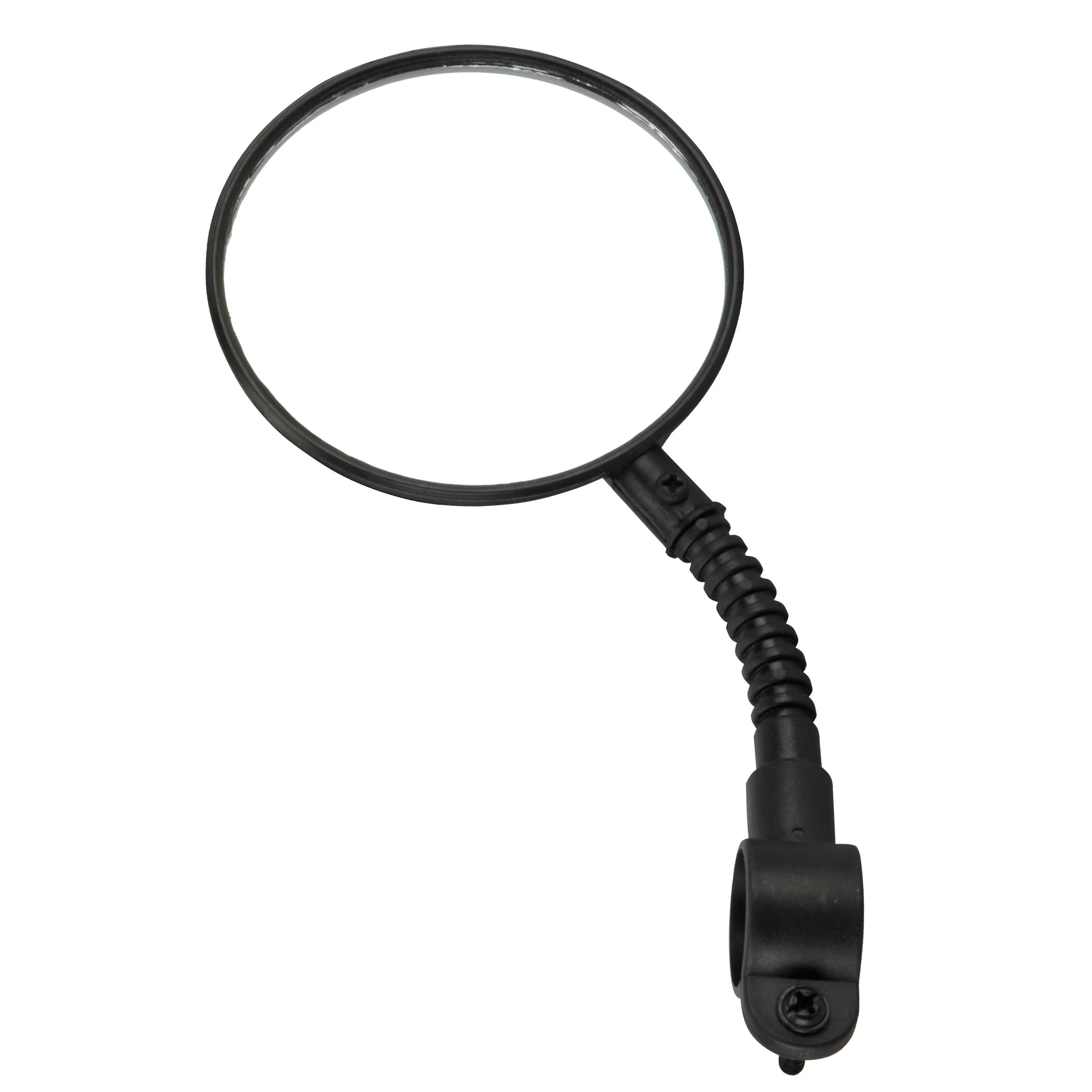 FISCHER Lustro z wbudowanym reflektorem, czarne