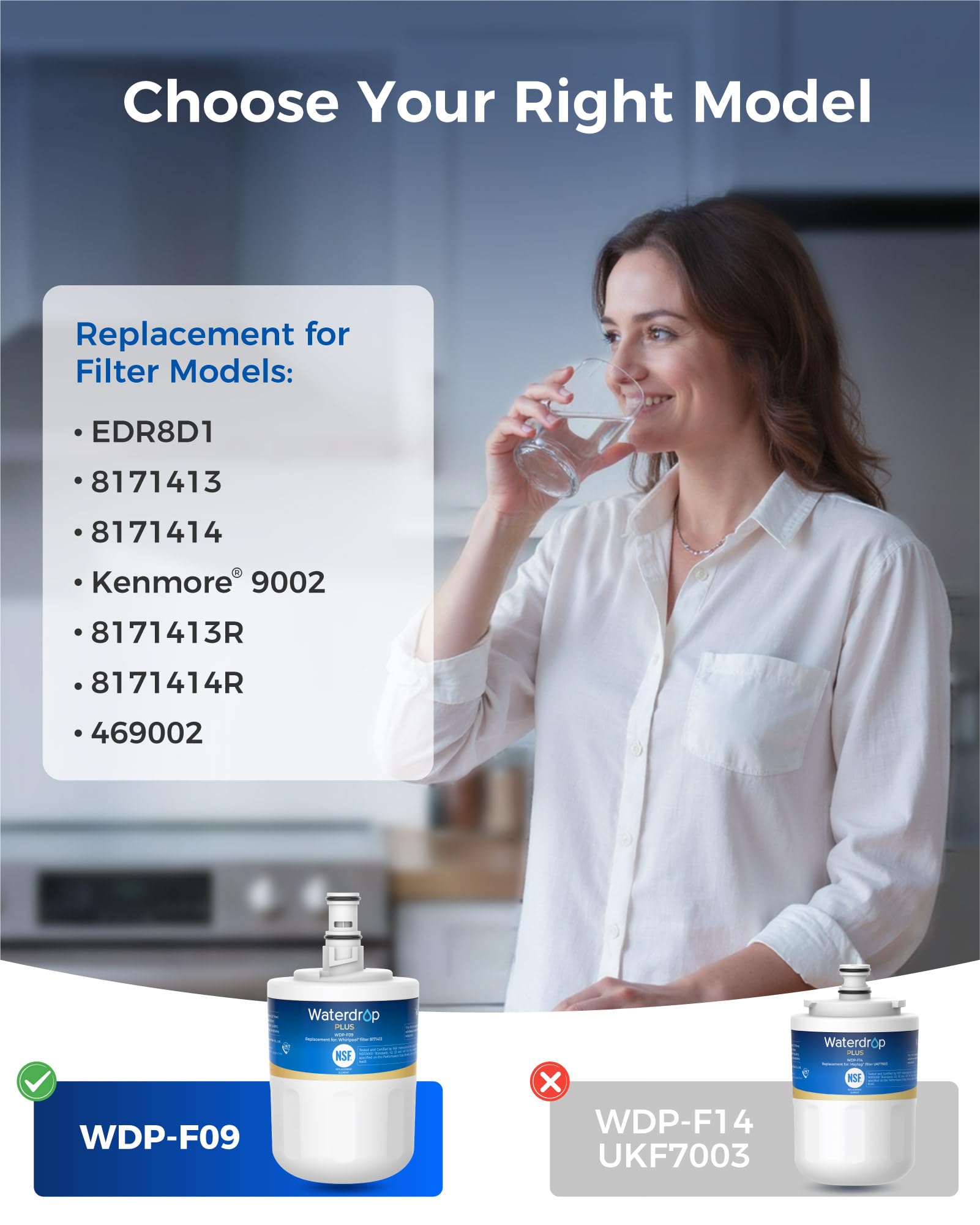 Amazon.com: Waterdrop Plus 8171413 Refrigerator Water Filter