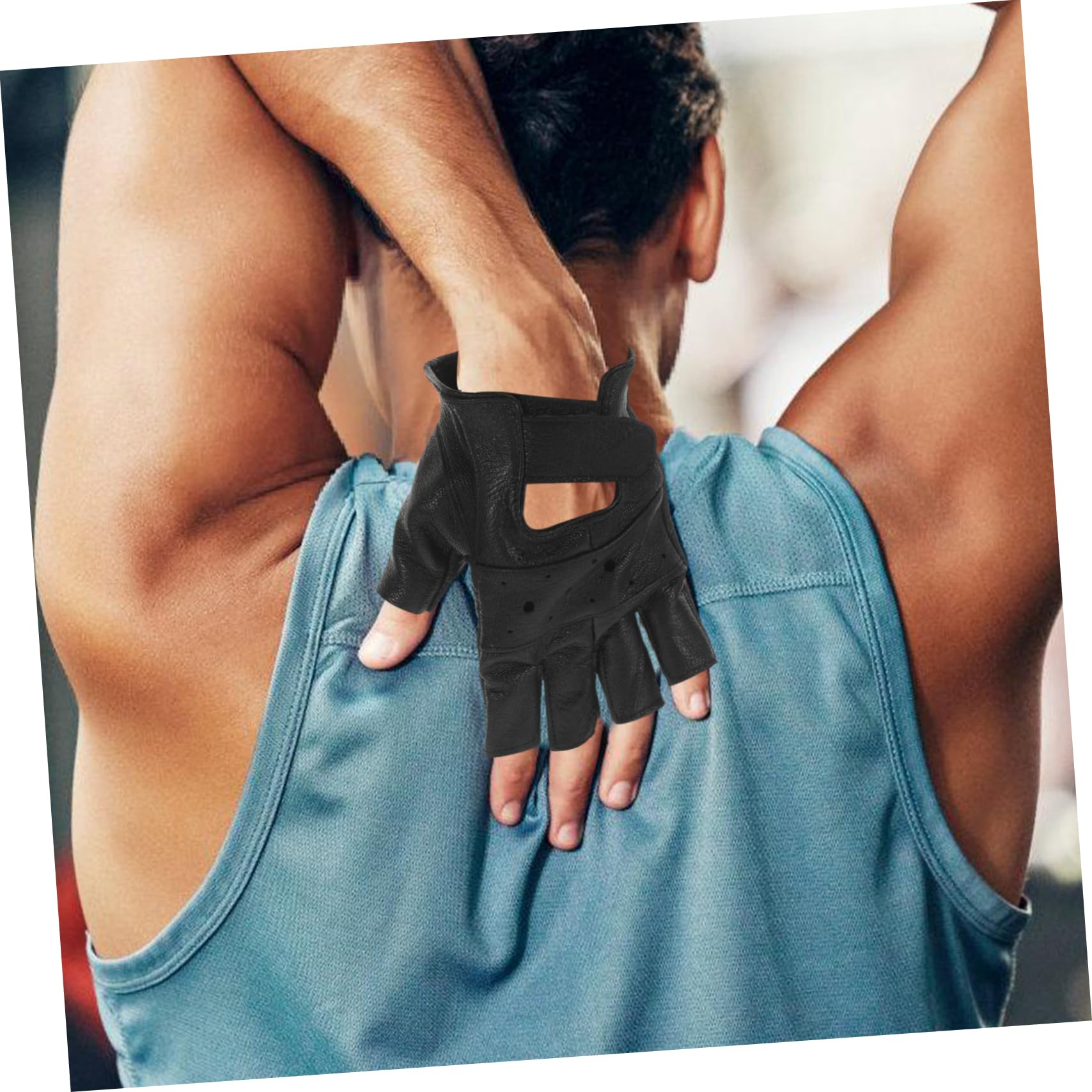 Toddmomy 3 Pares Guantes de Gimnasio para Hombres Guantes de Entrenamiento de Dedo Transpirables y Cómodos para Fitness para Levantamiento Actividades