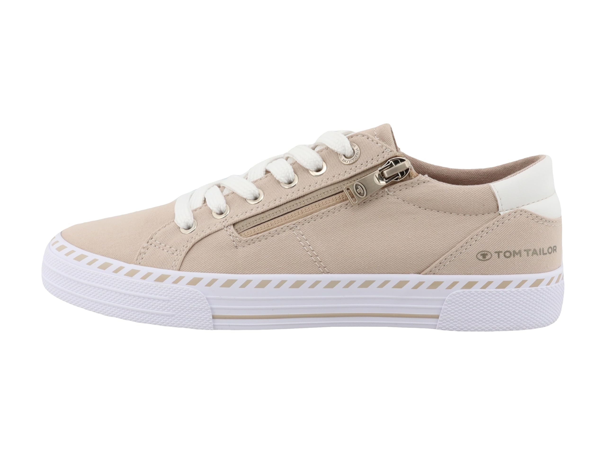 TOM TAILOR Women's 9590070001 Trainers, Beige, 8.5 UK