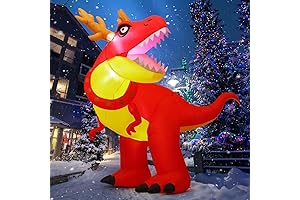 COMIN 6 FT Christmas Inflatable Horse