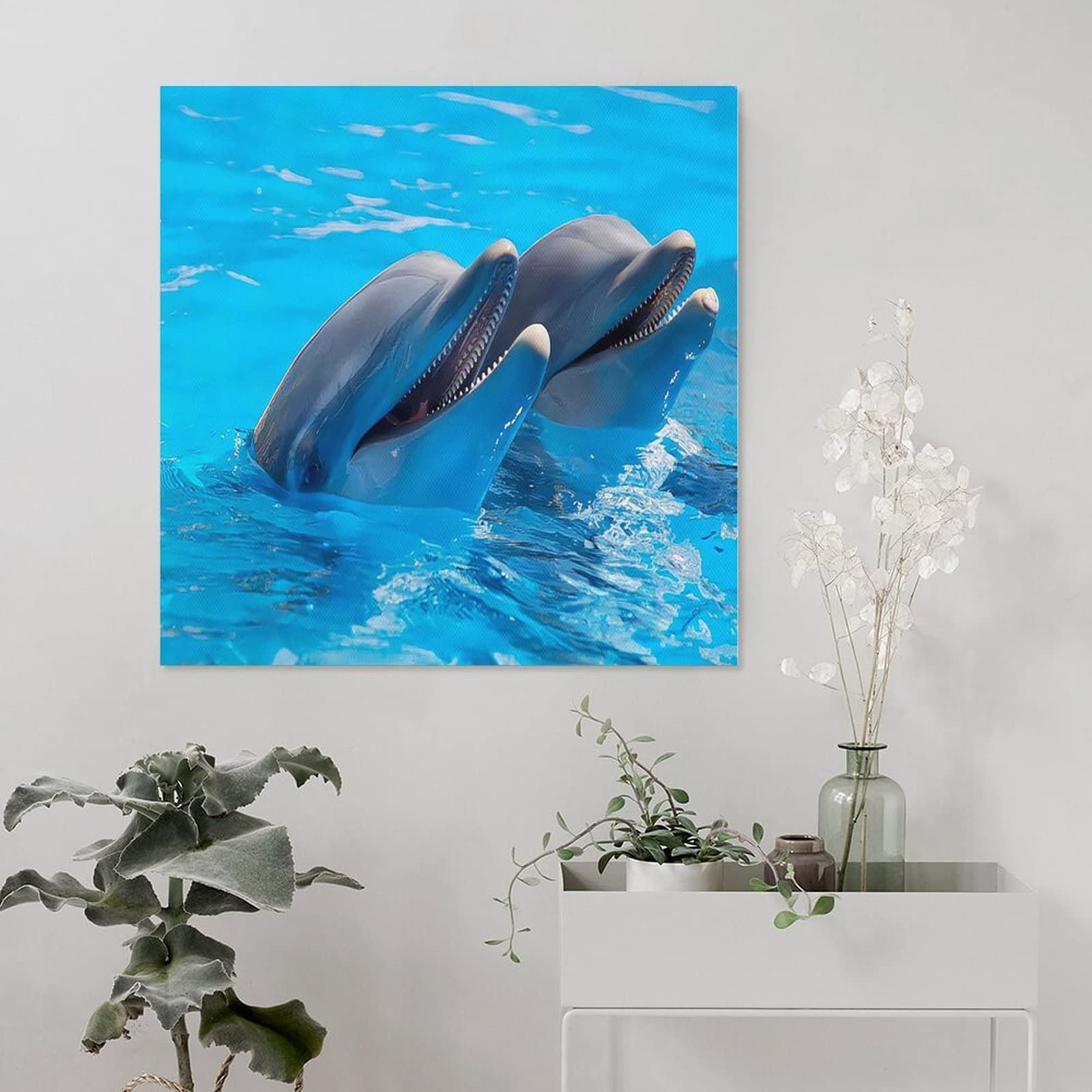 イルカポスター　額入り 楽天市場】絵画 イルカ 海 インテリア 「海の歌」 額入り 海の絵