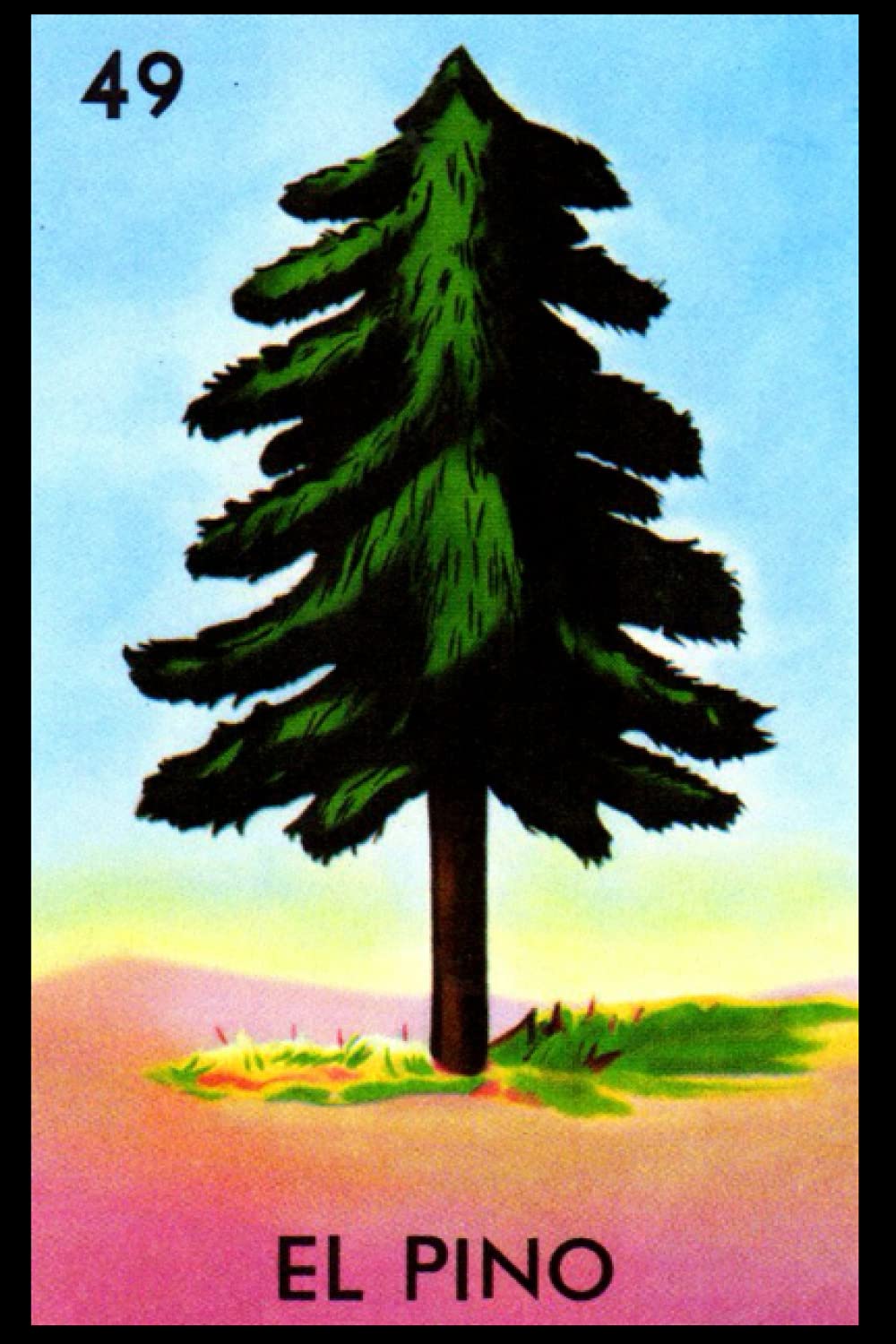 Buy El Pino La Lotería Card See Inside All 54 Mexicana Loteria