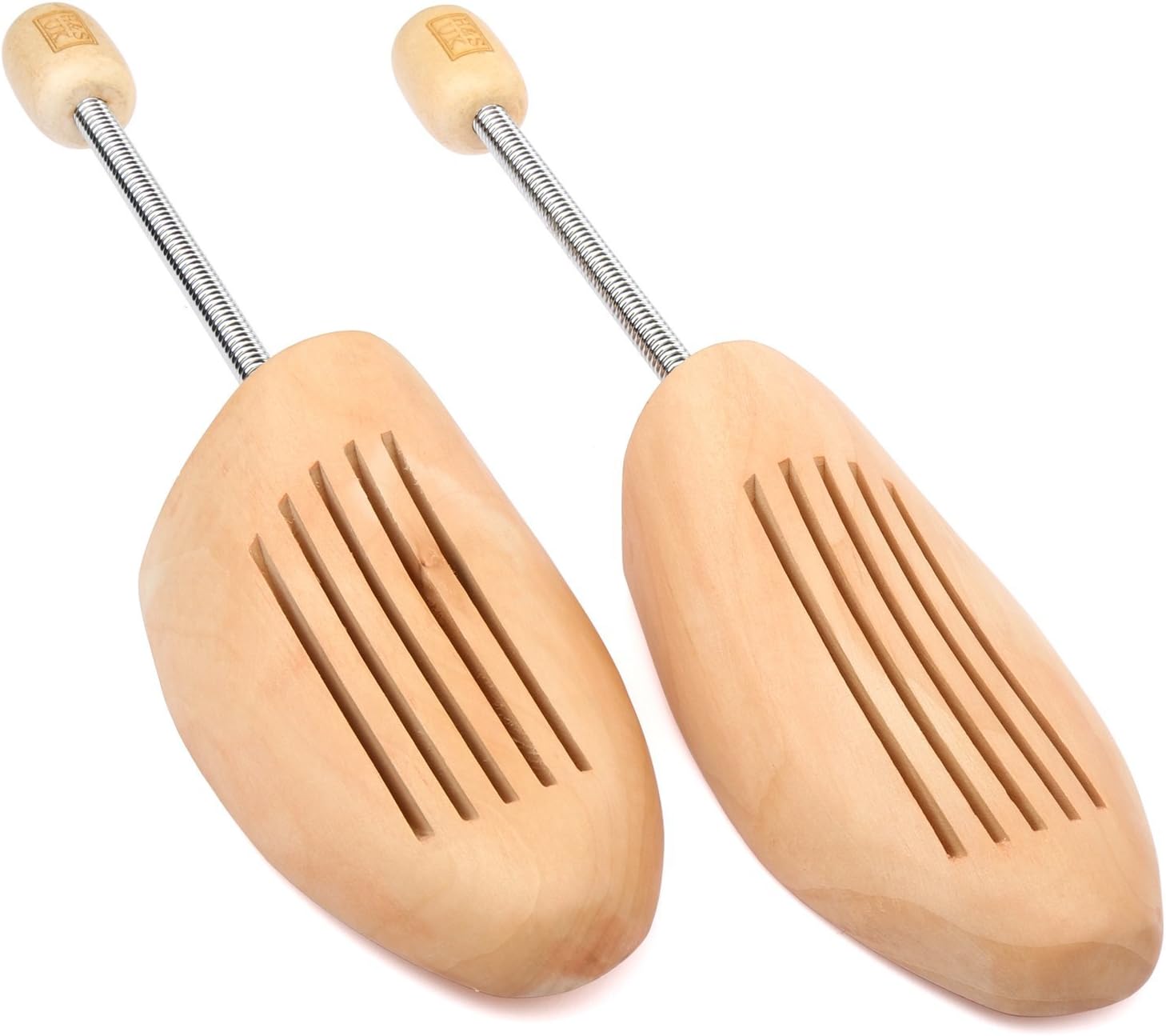 H&S® Beech Wood Unisex Shoe Tree Wooden Stretcher Shaper Ladies Mens (UK 8-10 / EU 42-44)