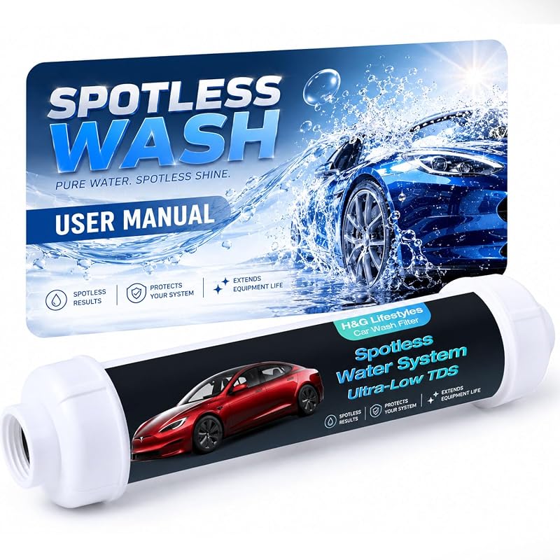 Filtro deionizador para lavagem automotiva com mangueira de jardim H&G lifestyles WDR04-NEW, 1 unidade