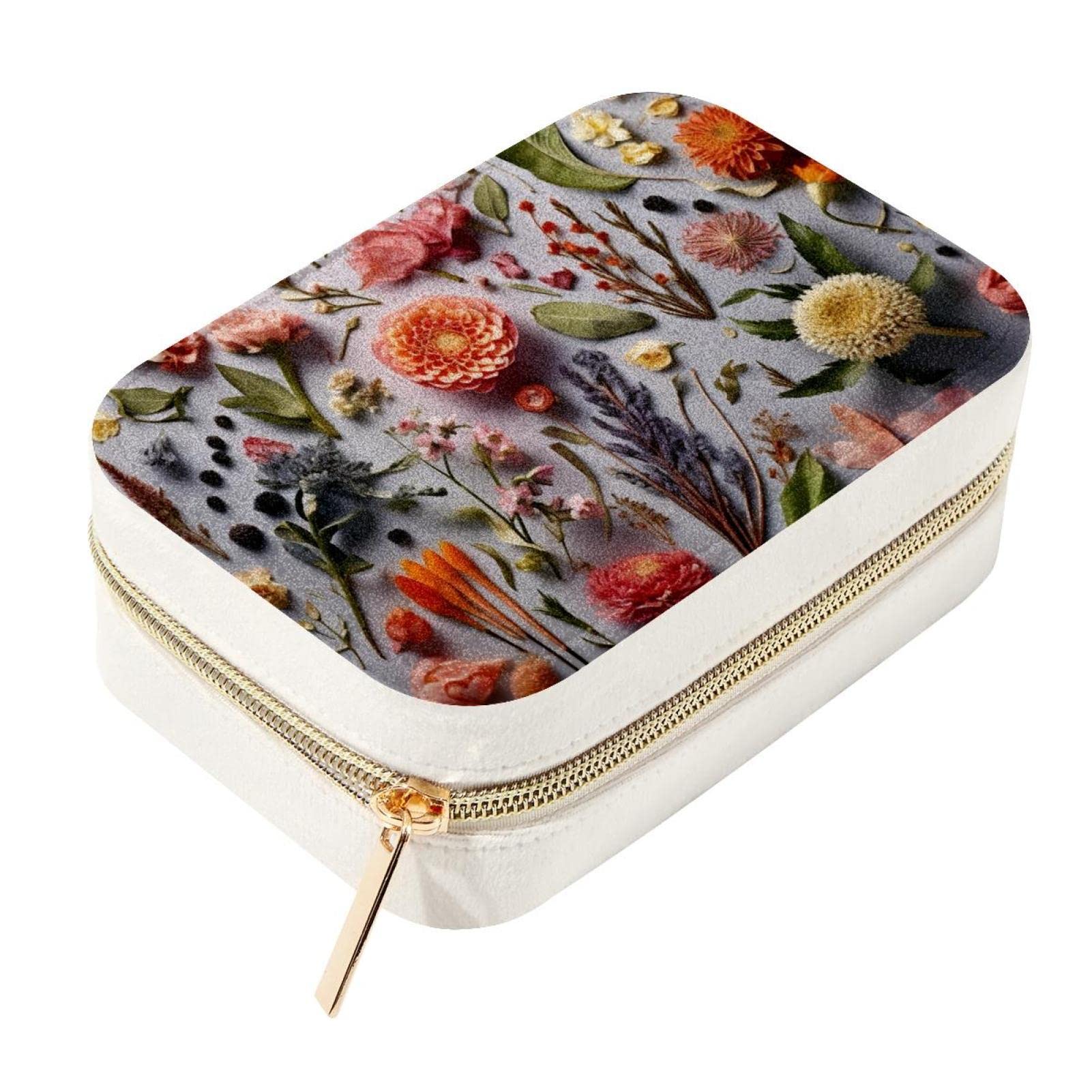 Boîte à bijoux en forme de fleur : le cadeau idéal et compact pour ranger ses colliers