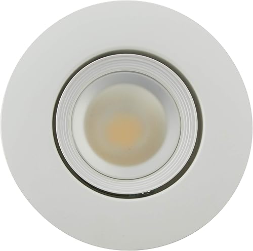 Miniatura 8 de Satco S11822-7.5 W LED LED Retrofit Downlight direccional cardán 4 pulgadas - Temperatura de color ajustable - (8 Downlights)
