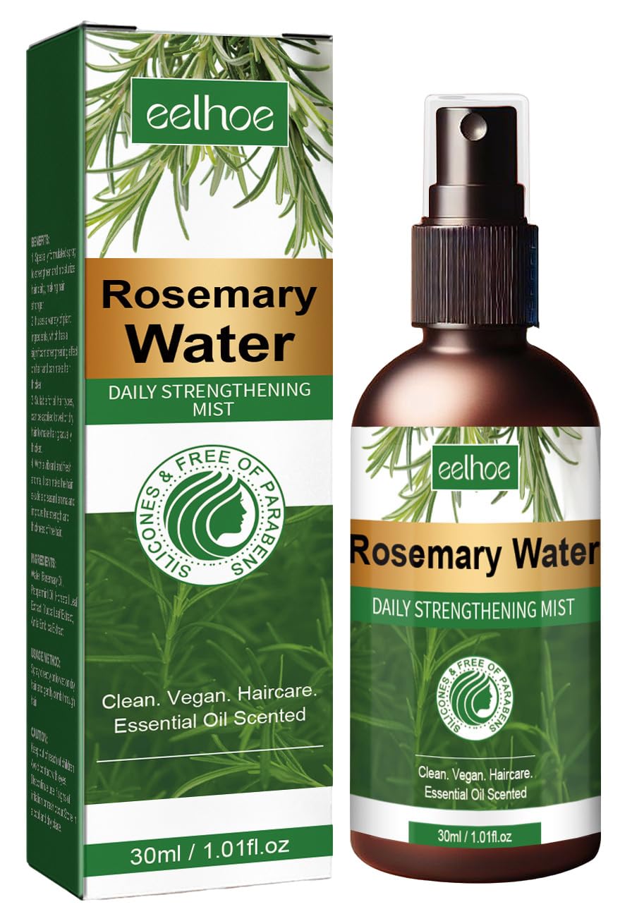 Rosemary Hair Spray,Rosemary Water Daily Strengthening Mist,Hair Grow Spray,Hair Loss Spray for Anti Hair Loss,Natural Ingredients Hair Regrowth Spray for Hair Growth,Repair Hair Follicles (1PCS)