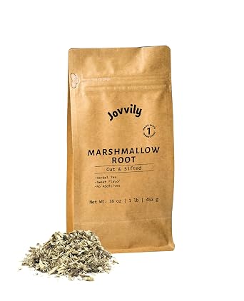 Jovvily Marshmallow Root - 1 lb - Cut & Sifted - Herbal Tea