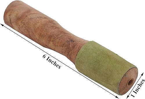 Miniatura 2 de Cuenco tibetano de madera dura envuelta en gamuza