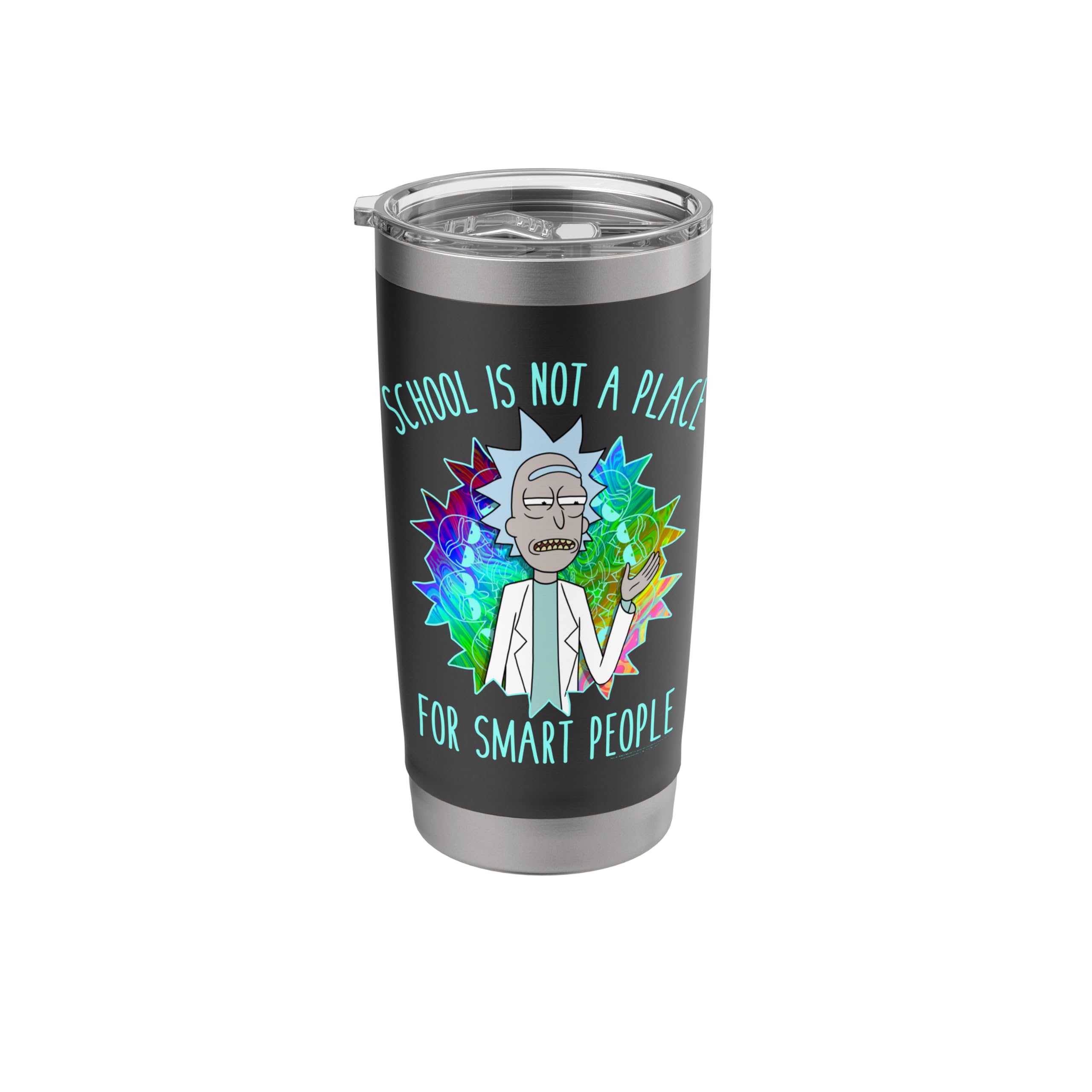 Rick and Morty School Stainless Steel Insulated Tumbler
