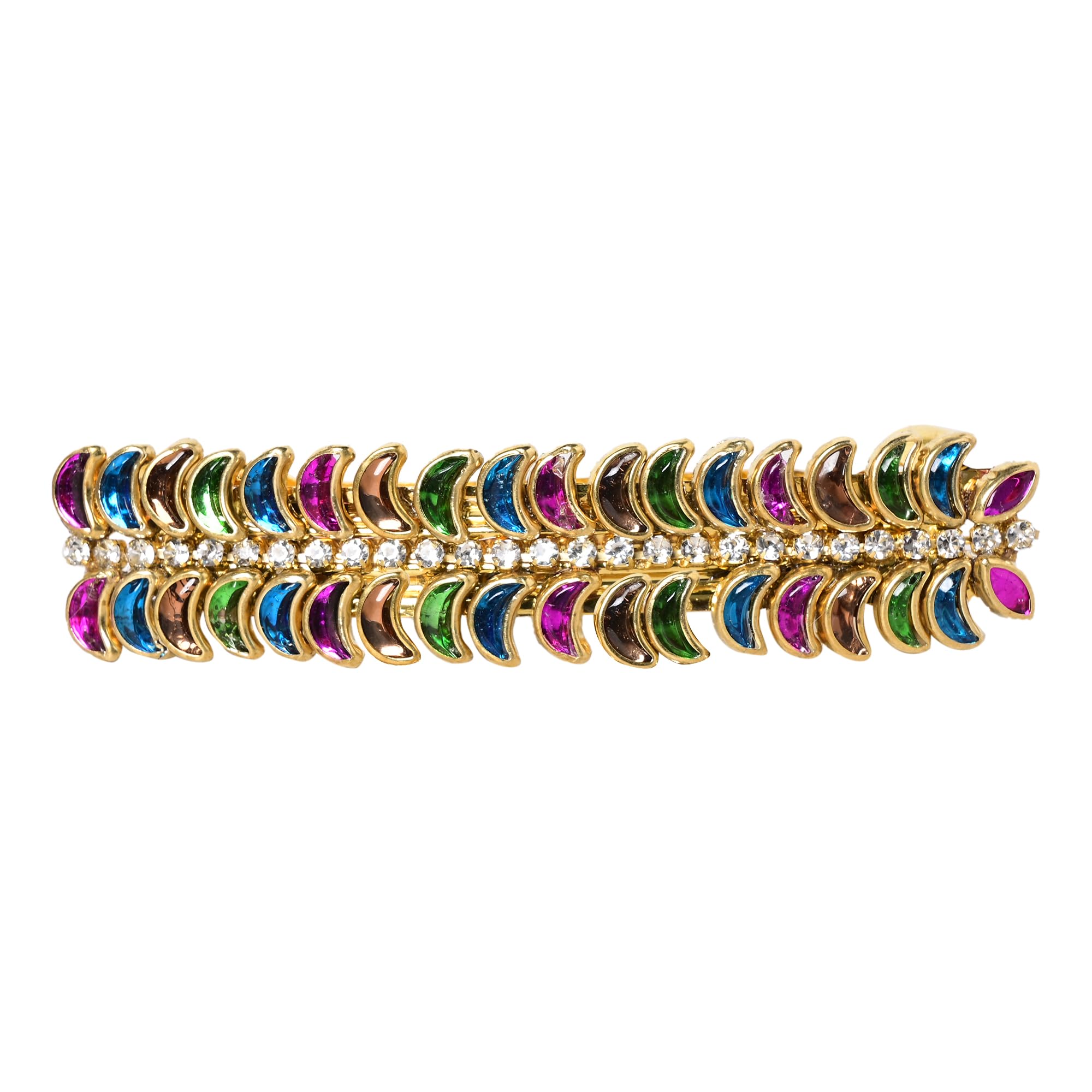 ZORGUE: Handcrafted Kundan Stone Hair Clips for Women & Girls - Traditional Elegance with a Touch of Glamour - Pack of 1 (B0D2VVC1T4) Amazon Price History, Amazon Price Tracker