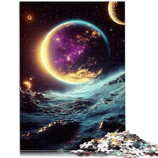 Foto 2 de 6 de Rompecabezas de 2000 Piezas para Adultos y Adolescentes Paisaje de Planeta alienígena Hecho de Papel，Apto…