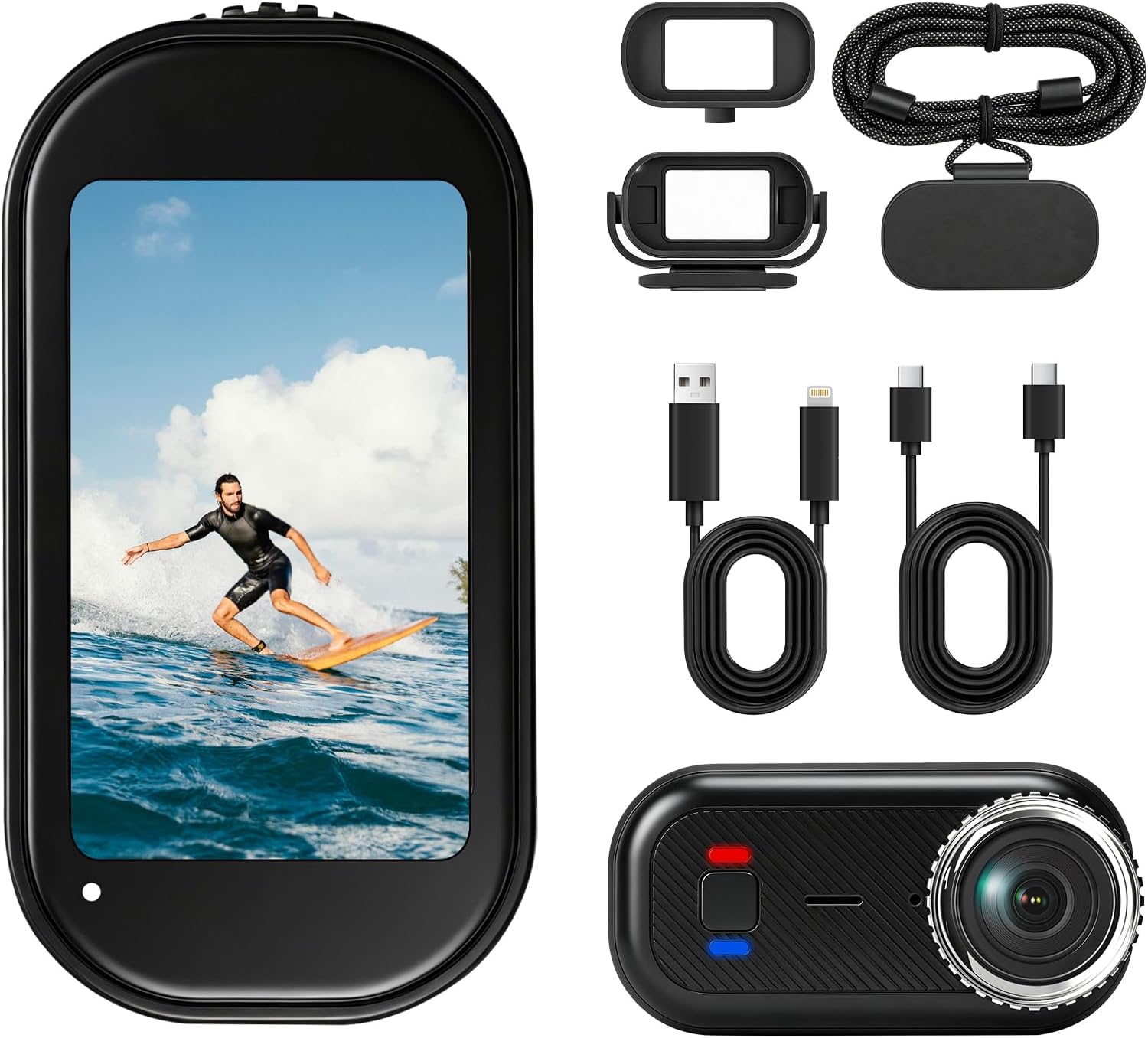 True 4K IMX386 Mini Body Camera,Wearable Magnetic POV Camera