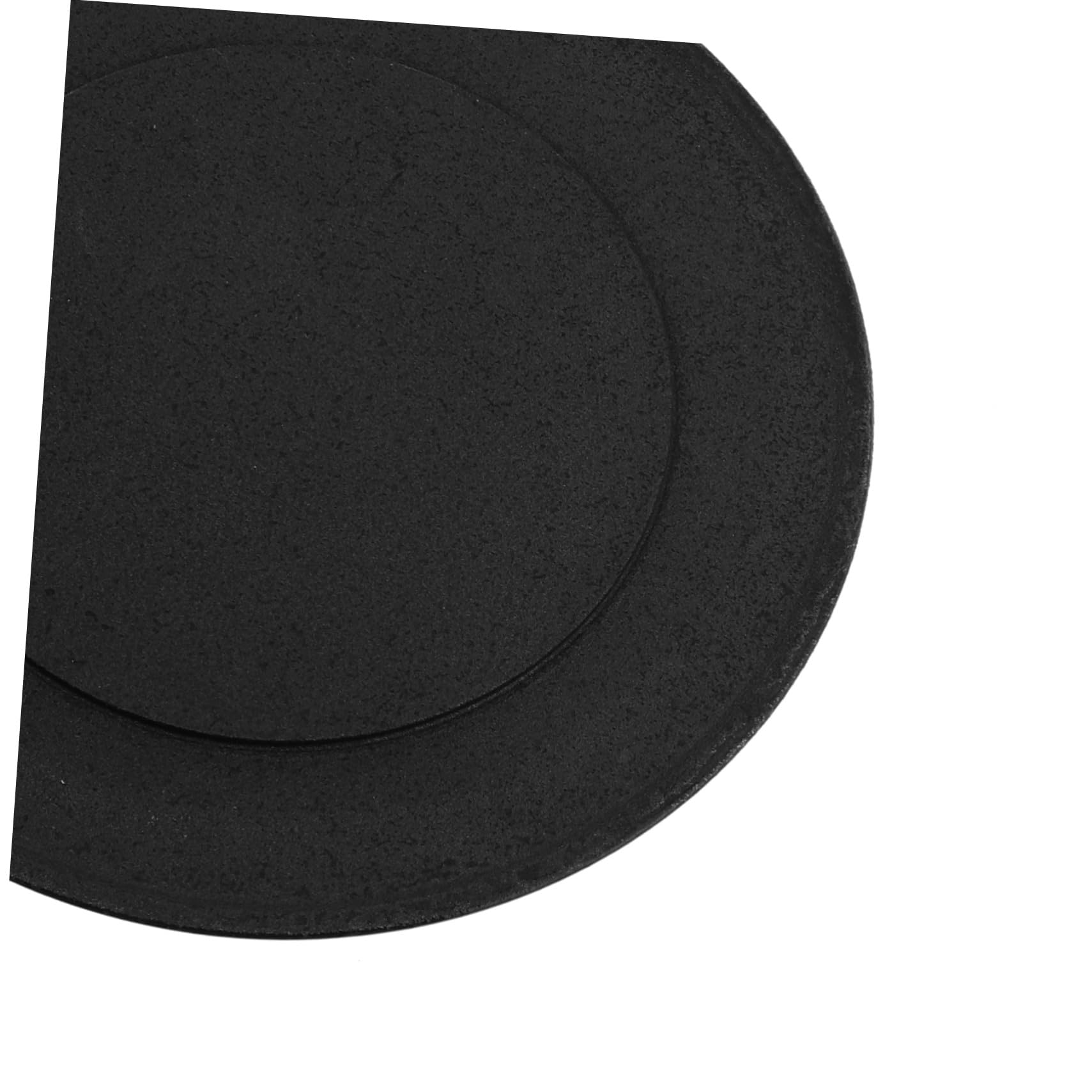 Gasherd Brennerflammenabdeckungen 4 Stück Eisen Schwarz für Kochfeld