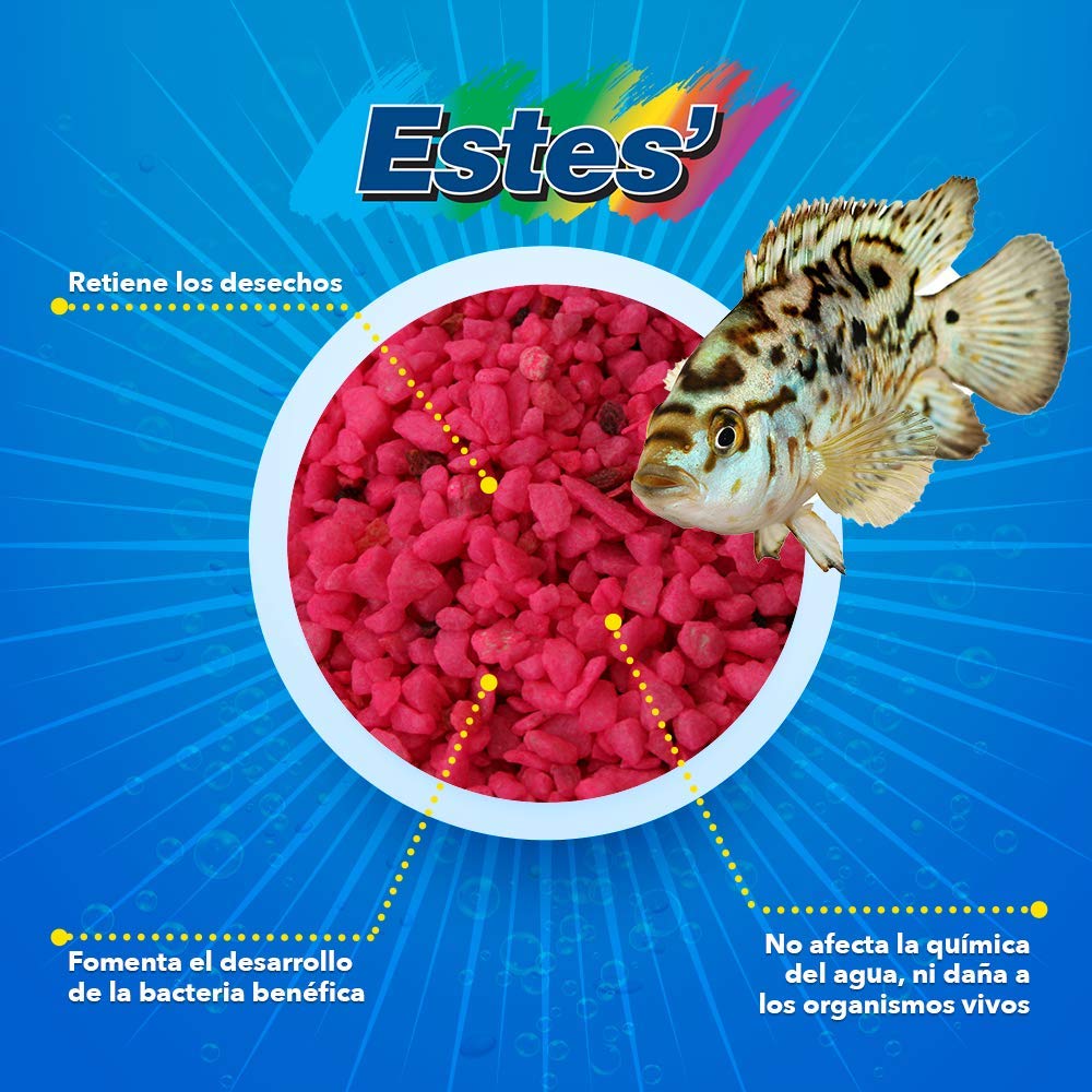Spectrastone Permaglo Rose Gravier pour Aquarium pour Les Aquariums d'eau Douce, Sac de 2,3 Kilogram