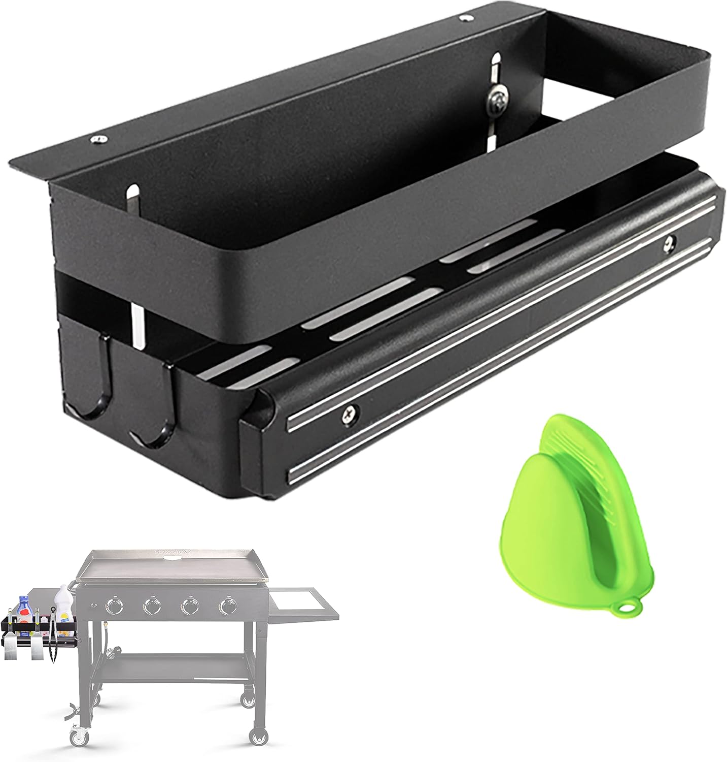 Pushki Way, BBQ Griddle Caddy, Grill Tools Organiser for Blackstone 28, 36, 22, 17