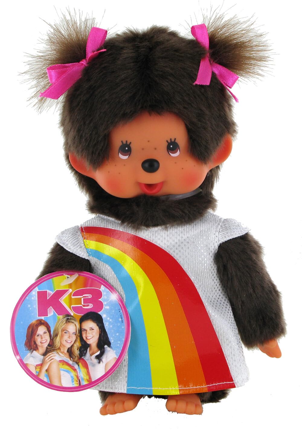 海外限定♡　20cm Monchhichi Rainbow Dress Girl MONCHHICHI *20cm Girl K3 Rainbow Dress : Amazon.nl: Toys & Games