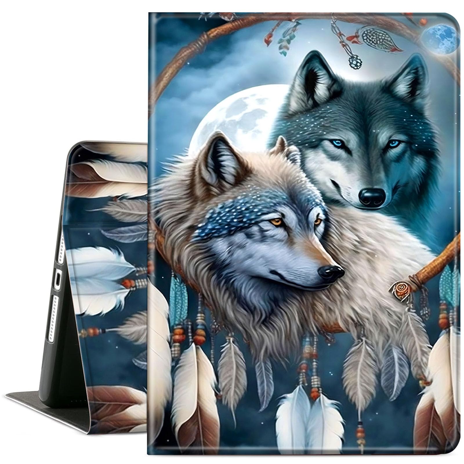 ACWDMKH for Galaxy Tab A9 Plus Case,for Samsung Galaxy A9 Plus Tablet Case,Leather Slim Adjustable Stand Cover Auto Wake/Sleep for SM-X210/X216/X218,