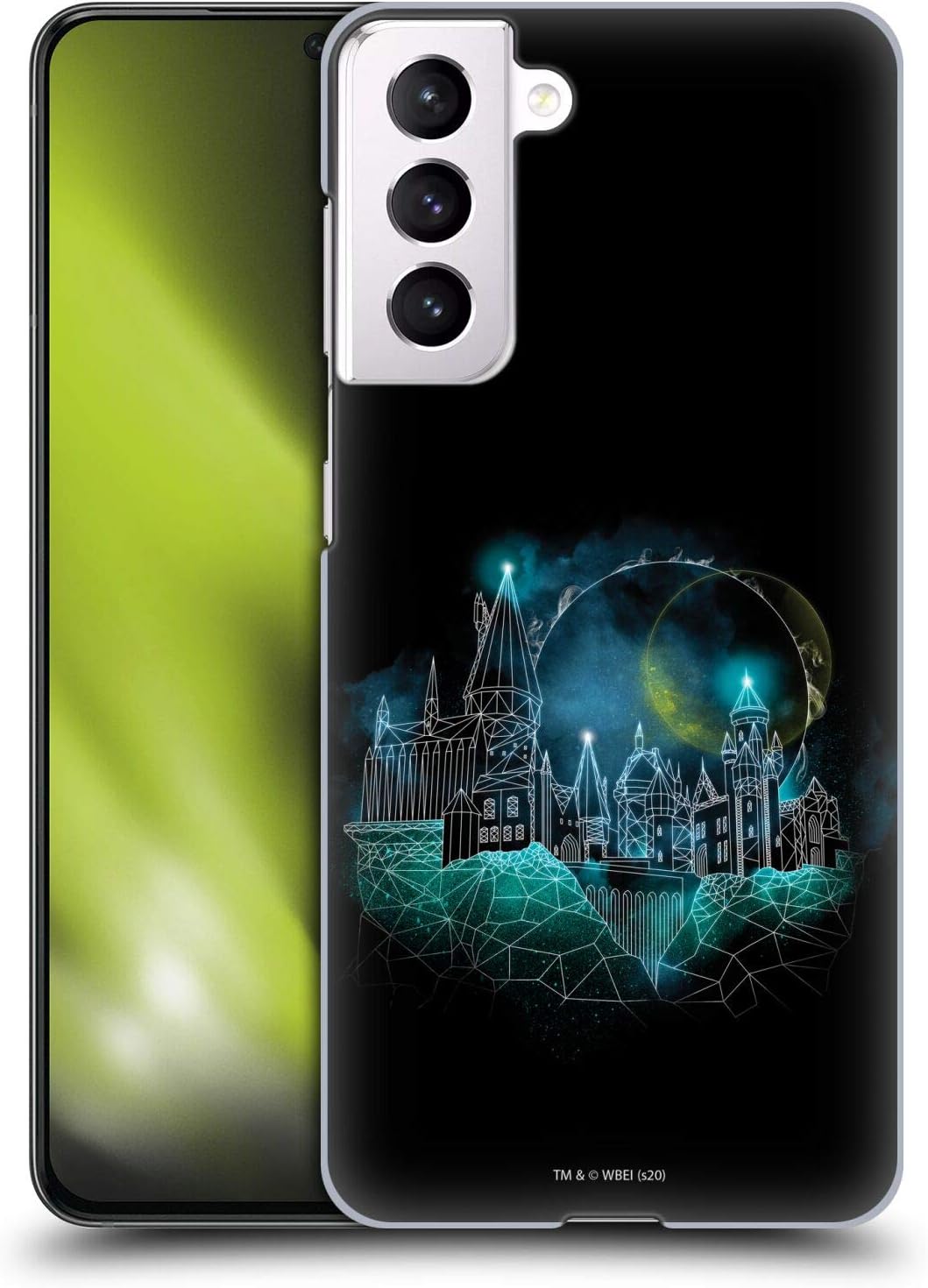 Head Case Designs Officially Licensed Harry Potter Hogwarts Deathly Hallows XVIII Hard Back Case Compatible with Samsung Galaxy S21 5G