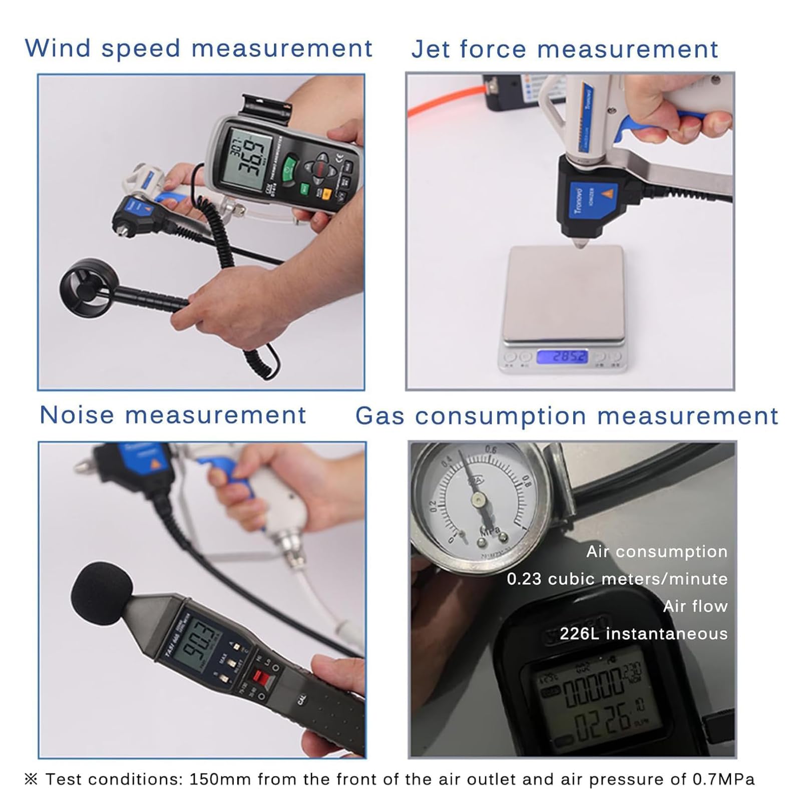 Pistola ionizadora antiestática, pistola de aire ionizante de mano para extracción estática industrial, fuente de alimentación de 6 KV, velocidad de desactivación ≤1.0S