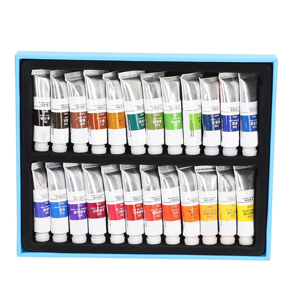 Amazon.co.jp: 水彩絵の具セット 絵画用アート水彩キット 5ML