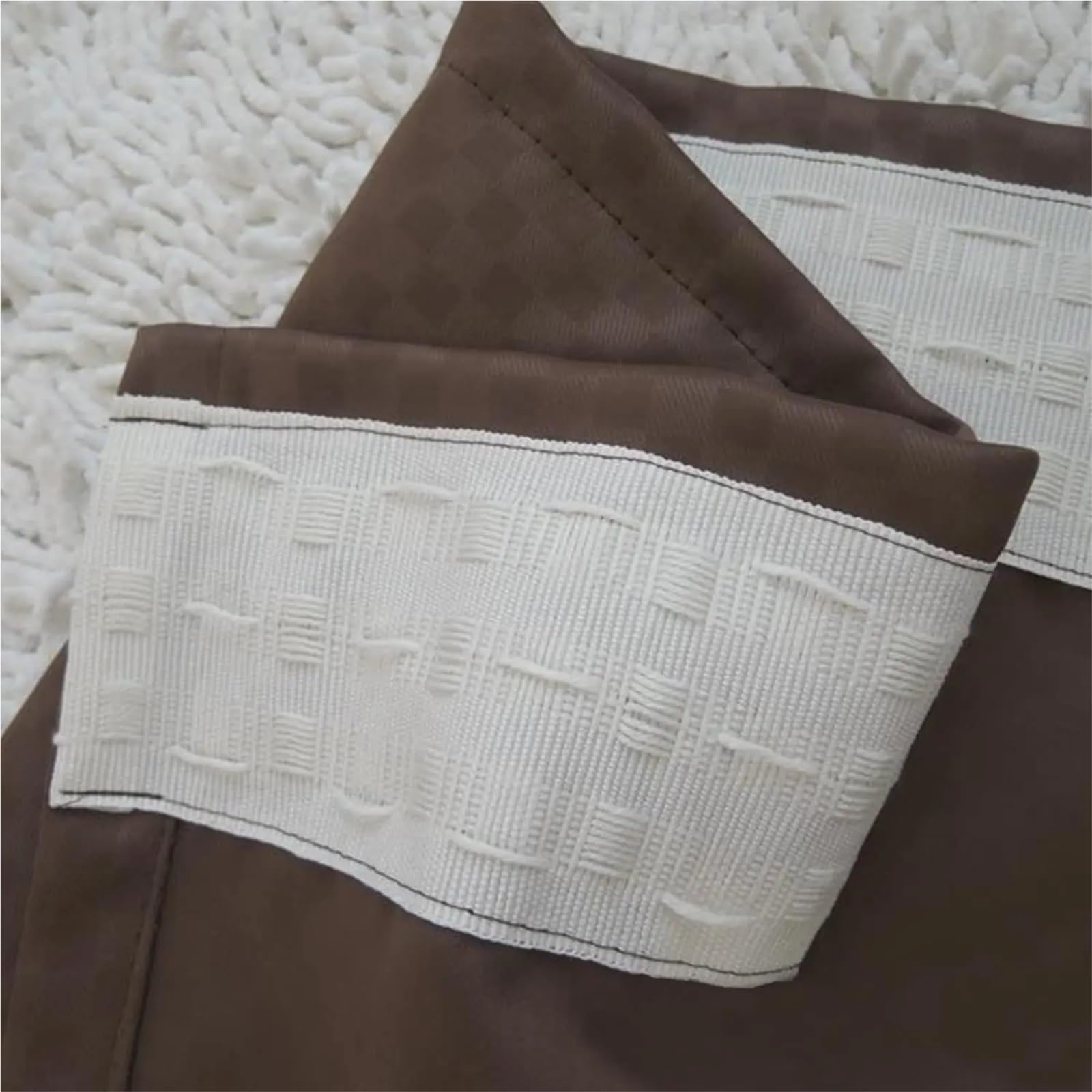 Rufflette pour Rideaux Ruban de Rideau plissé à 3 Lignes, Ruban plissage Blanc for réaliser des projets décoration intérieure(10m)