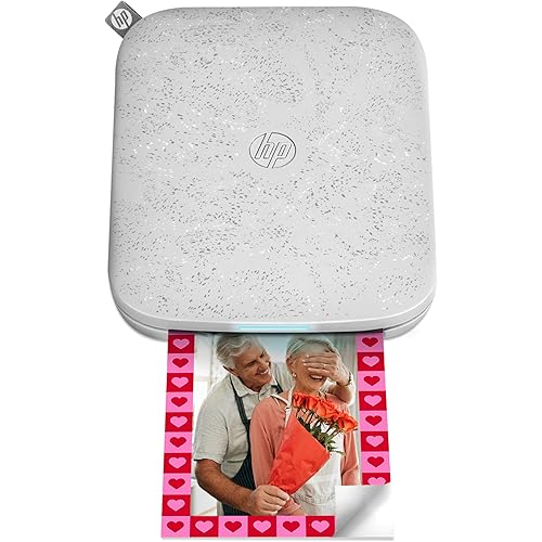 HP Sprocket 3x4 Instant Photo Printer – Wirelessly Print 3.5x4.25” Photos on Zink Paper from iOS & Android Devices