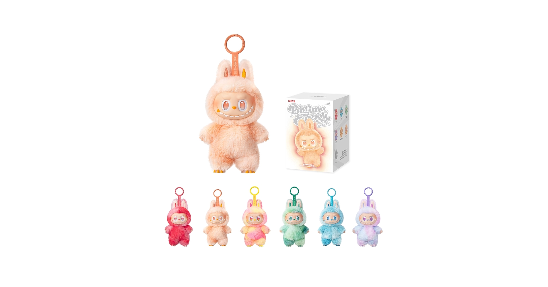 ぬいぐるみ POPMART LABUBU Big into Energy 1BOX Amazon.com: POP MART The Monsters Big into Energy Series