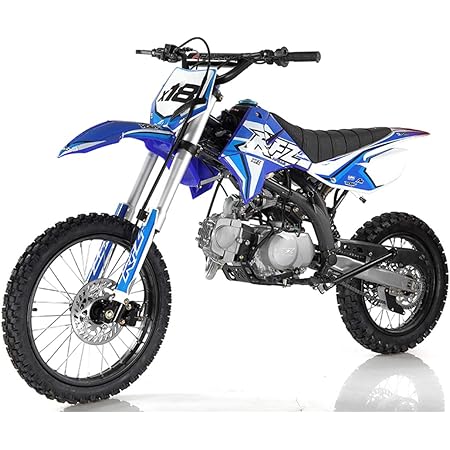 125cc Dirt Bike Pit Bike Adults Dirtbikes Pitbikes 125 Dirt Pit Bike (Blue)