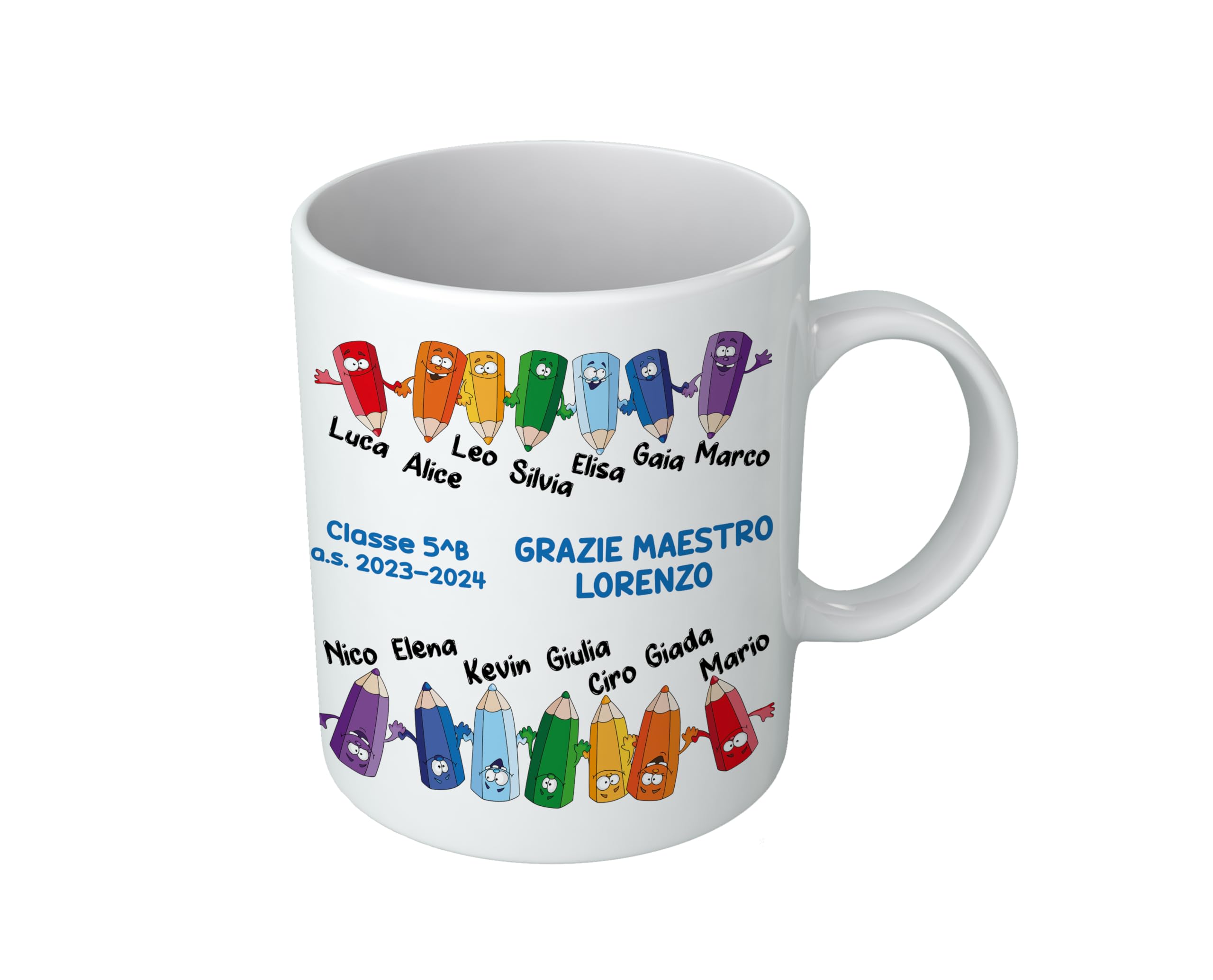 Tazza Personalizzata IMage Con Nome Ciro - Ceramica, Lavabile In Microonde E Lavastoviglie, Made In Italy - 2