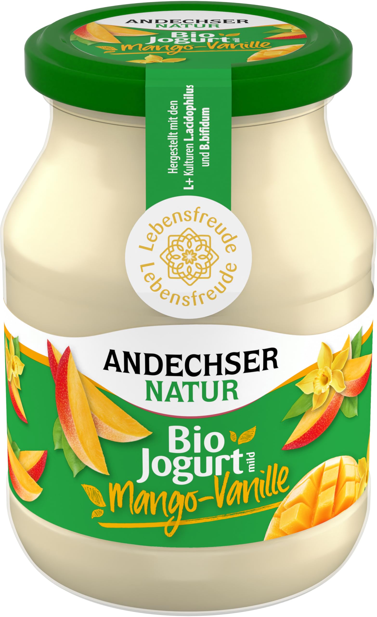 Bio Jogurt Mango-Vanille 3,8% 6 x 500 g