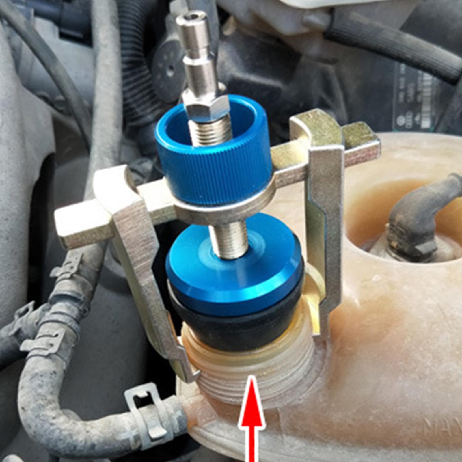 Kit de Herramientas para la detección de Fugas y comprobación de | presión del radiador para sistemas de refrigeración de automóviles. Garantiza un