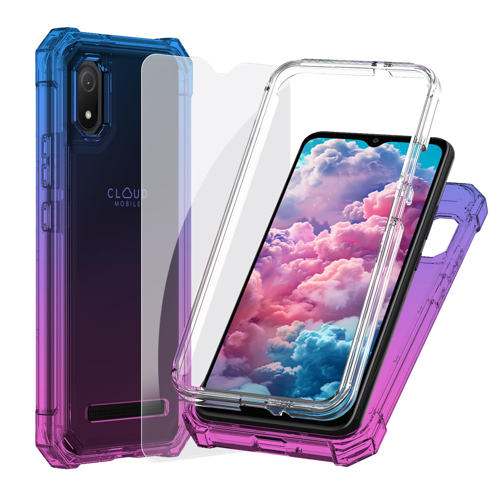 Amazon.com: Ailiber Case for Stratus C8, Cloud C8 Phone Case with Screen Protector, Dual Layer Protection, Shockproof Corners TPU Bumper, Slim Silicone Cell Phone Cover for C8-Blue Pink : Cell Phones & Amazon.com: Ailiber Case for Stratus C8, Cloud C8 Phone Case with Screen Protector, Dual Layer Protection, Shockproof Corners TPU Bumper, Slim Silicone Cell Phone Cover for C8-Blue Pink : Cell Phones &