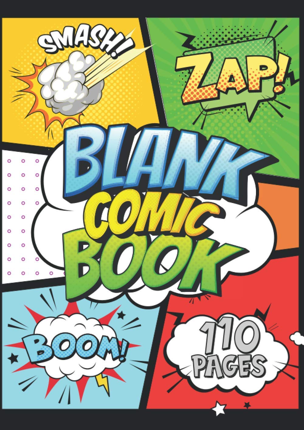 Blank Cartoon Strips Template Book: Draw your own comics and unleash creativity (for kids and adults (8,5 x 11“)