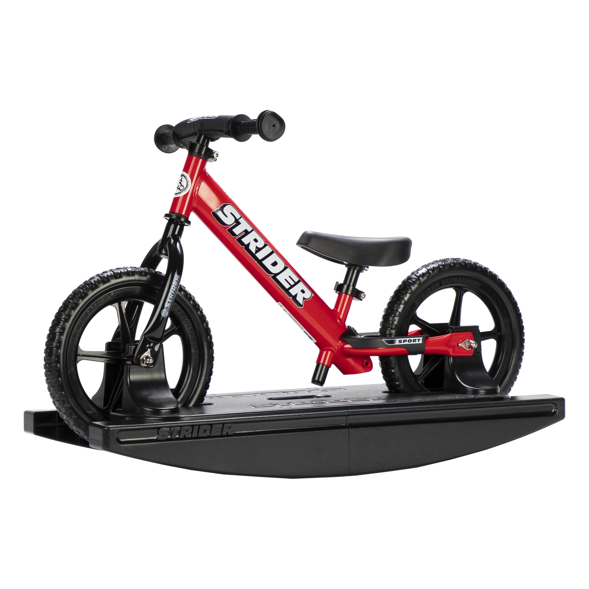 Strider Sport 2-in-1 Rocking Bike, Ages 6 Months–4 Years, Red