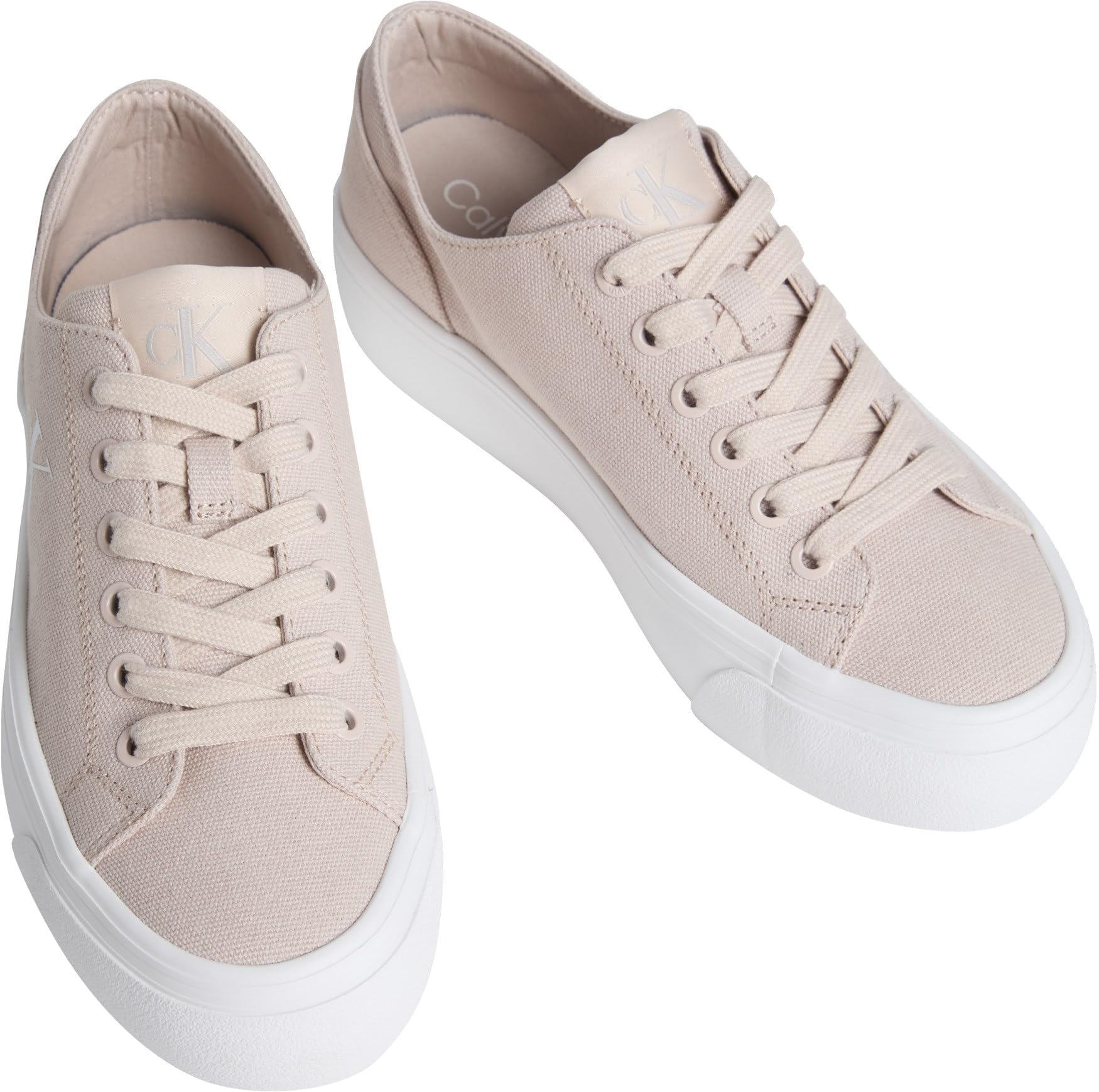 Calvin Klein Vulc Flatform Low CV MG Yw0Yw01763 Top Basso, Beige (Whisper Pink), 38