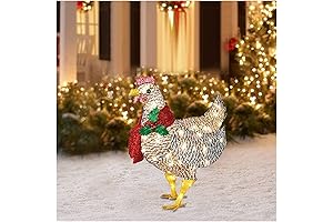 Light-Up Chicken Holiday Decoration