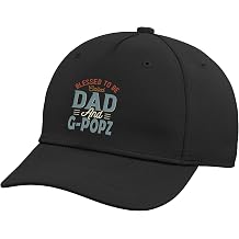 Blessed to BE Called DAD and G-POPZ Retro Fathers Day Adjustable Baseball Hat